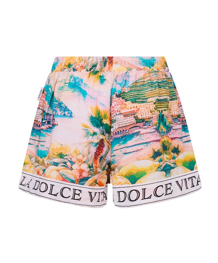 Fee meisjes korte broek oranje