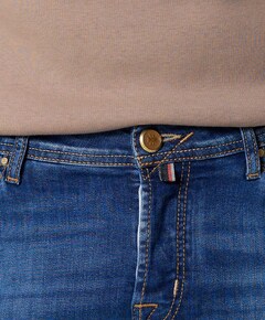 Nick Slim 5 Pocket jeans blauw