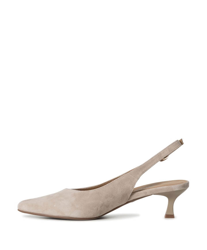 Rebecca dames slingbacks beige