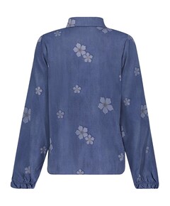 Dames blouse blauw