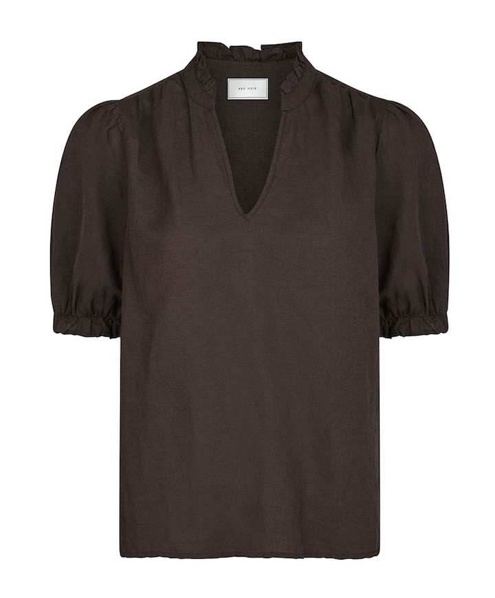 Dames blouse bruin