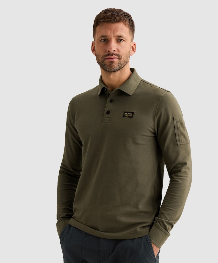 Heren polo groen