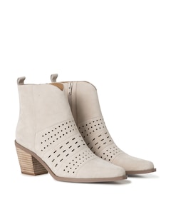 Adriana dames enkellaarzen beige