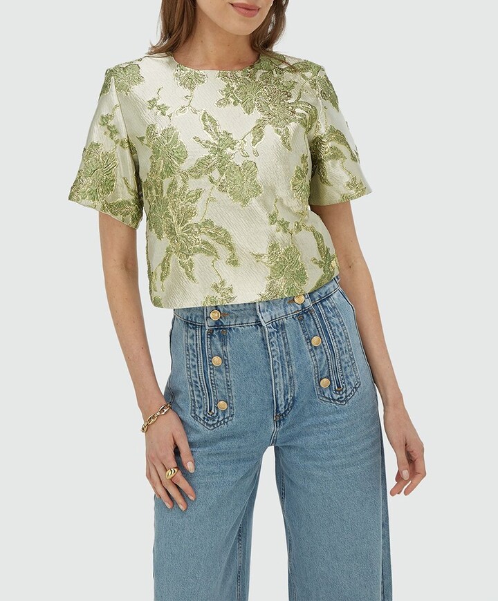 Dames top groen