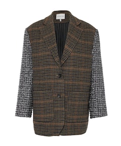 Dames blazer bruin