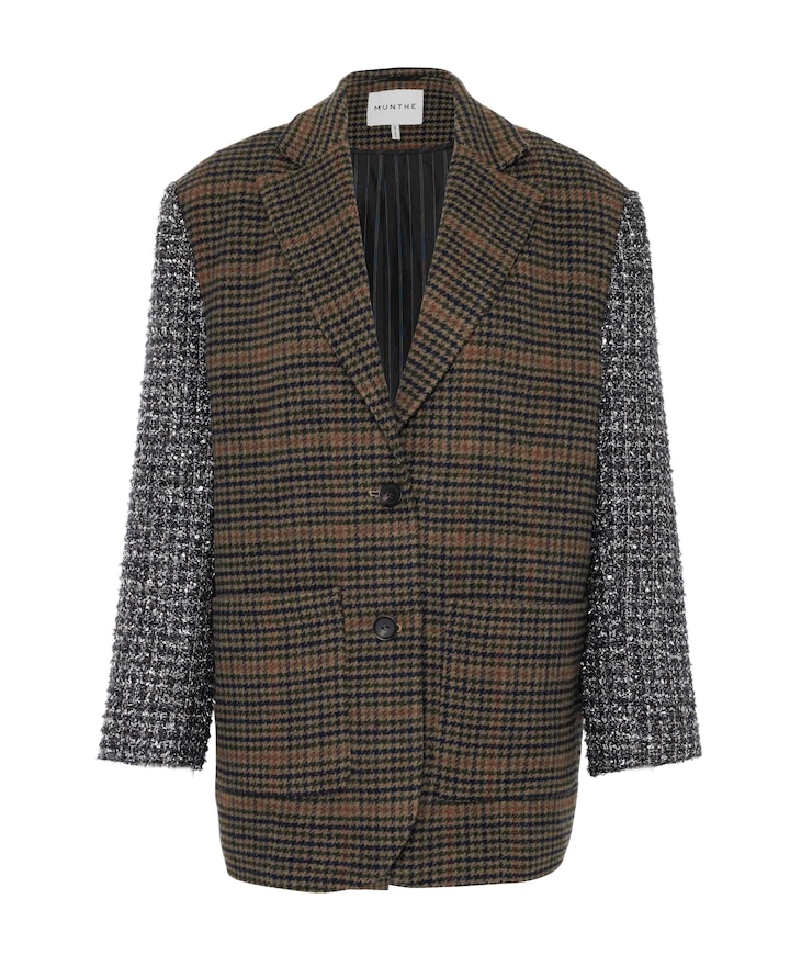 Dames blazer bruin
