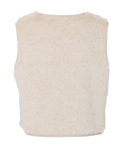 Dames gilet beige