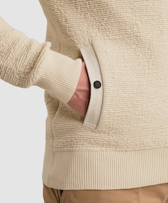 Heren vest ecru
