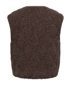 Dames gilet bruin