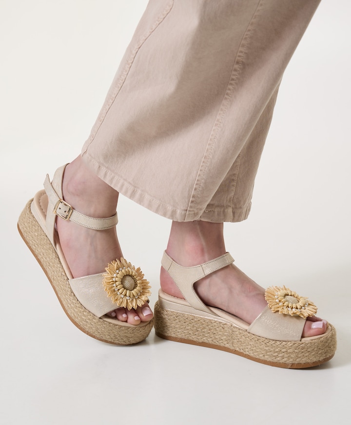 dames sandalets beige