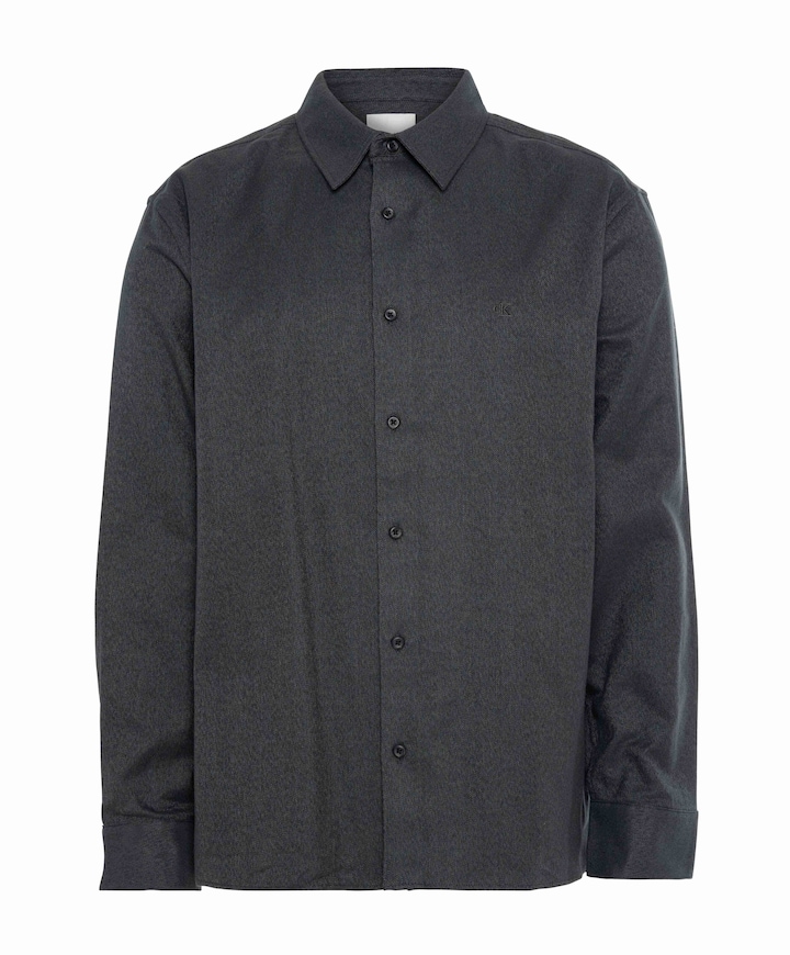 Overhemd lange mouw grijs