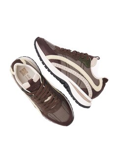 Usher Lott dames sneakers bruin