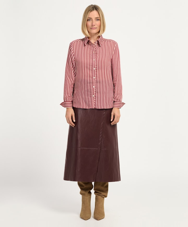 Dames rok bordeaux