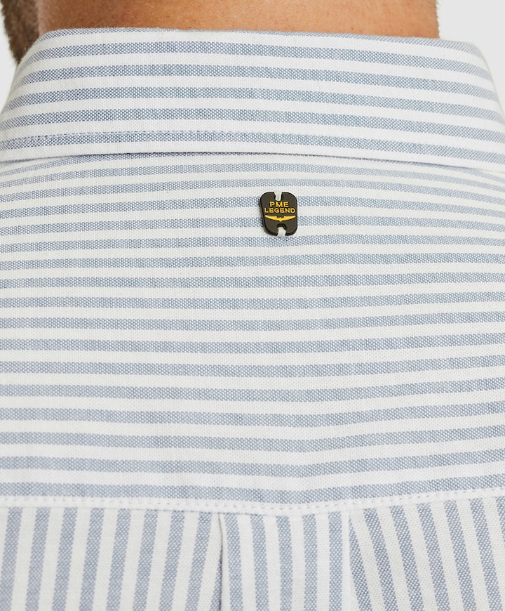 Overhemd lange mouw blauw