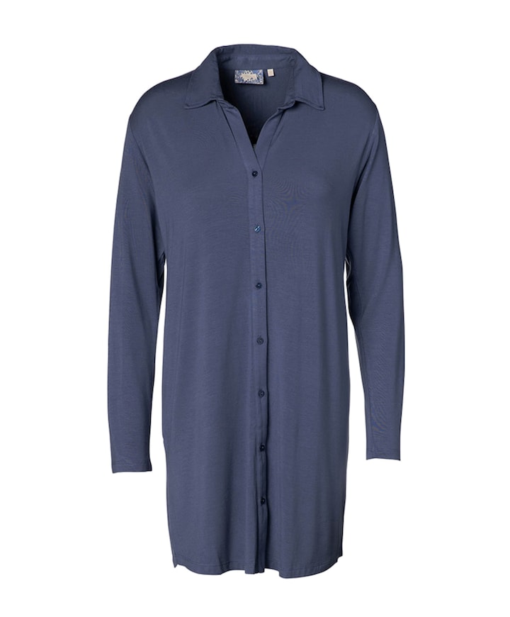 Dames nachthemd blauw