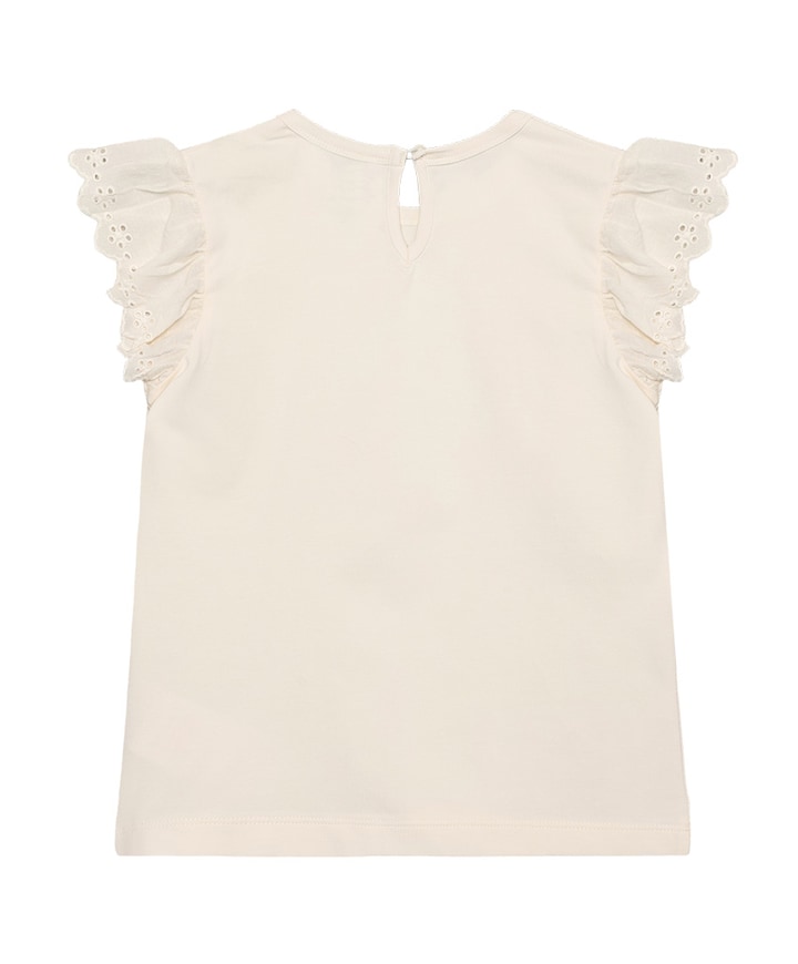 Meisjes t-shirt beige
