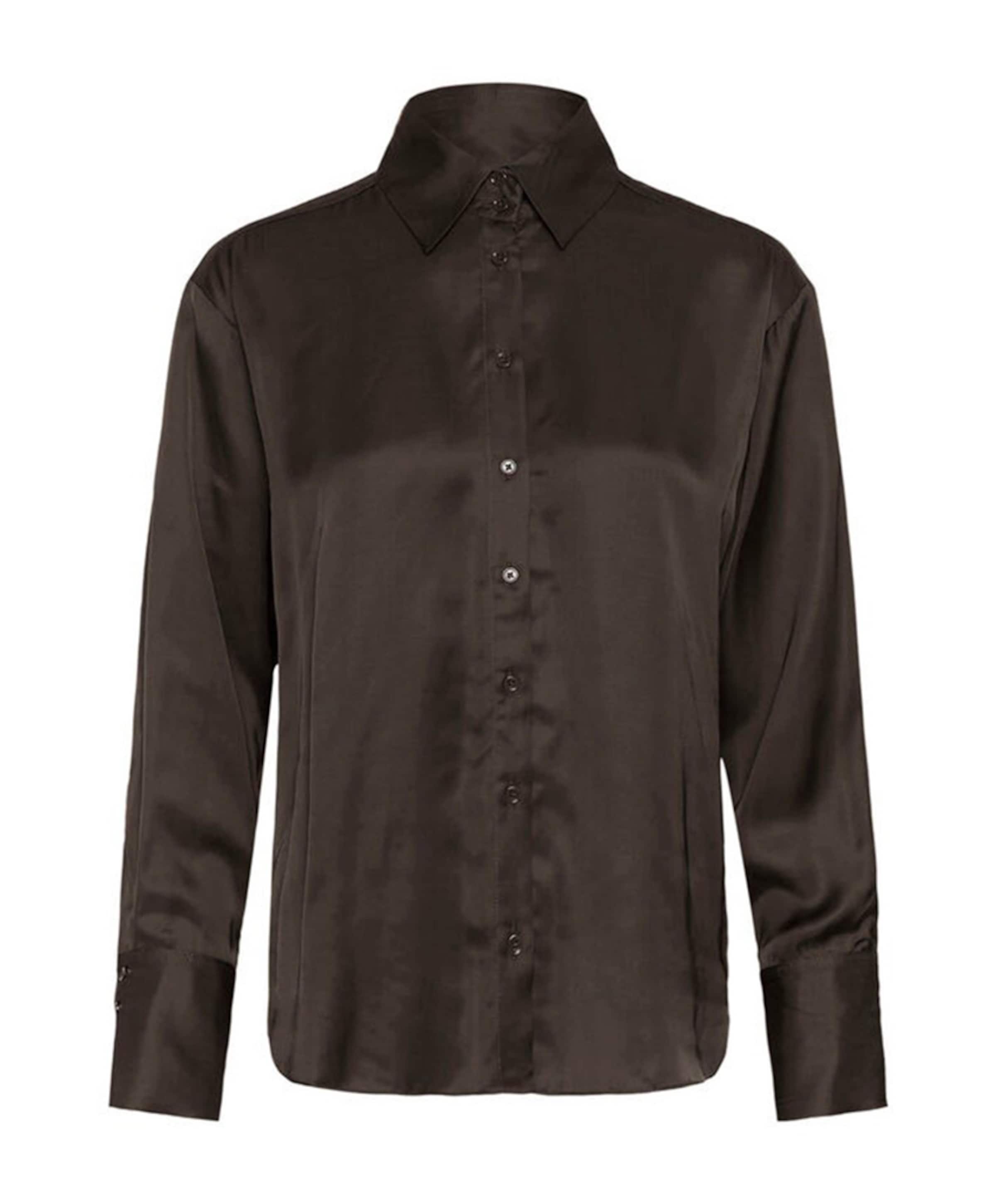 Dames blouse bruin