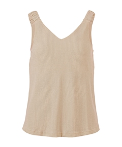Dames top beige