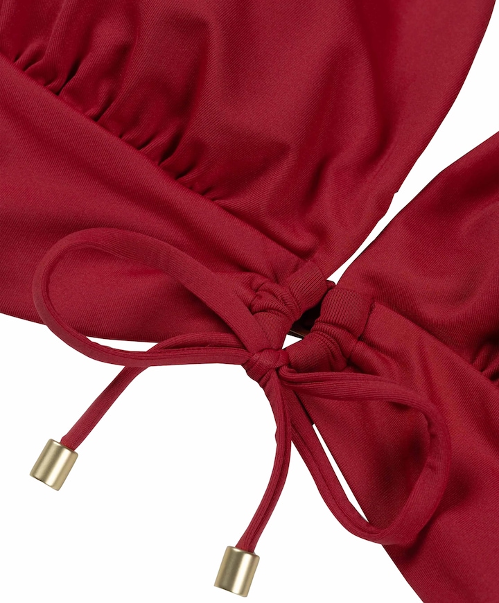 Dames bikinitop rood