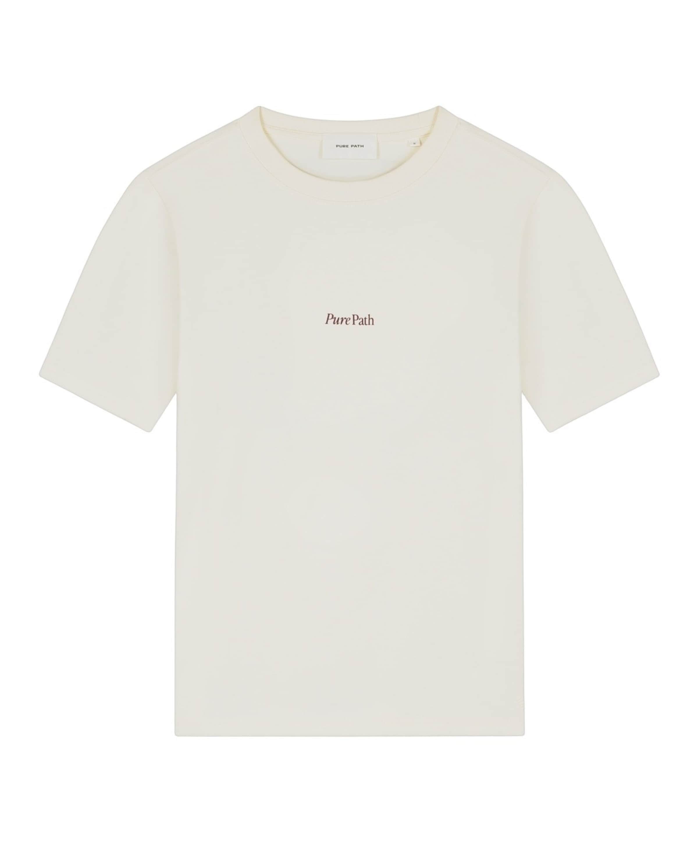 Heren T-shirt ecru