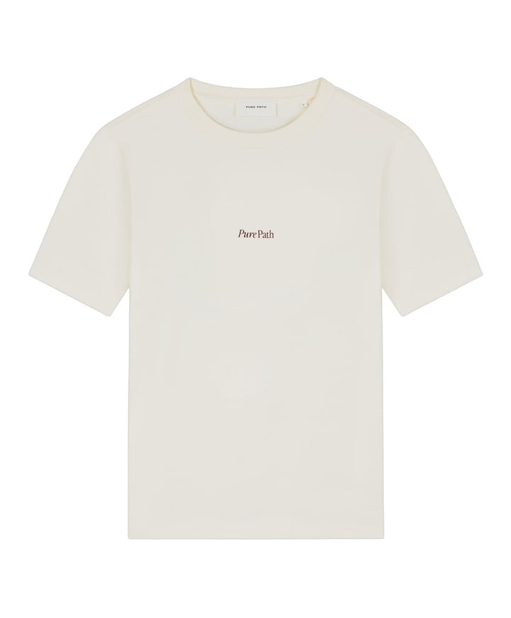 Heren T-shirt ecru