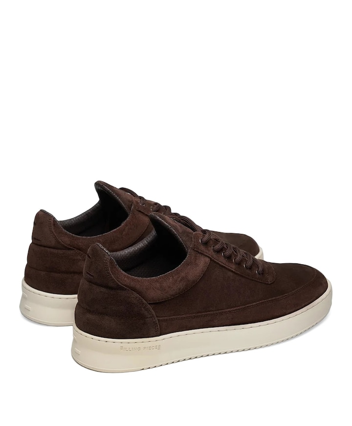 Low Top Suede heren sneakers bruin