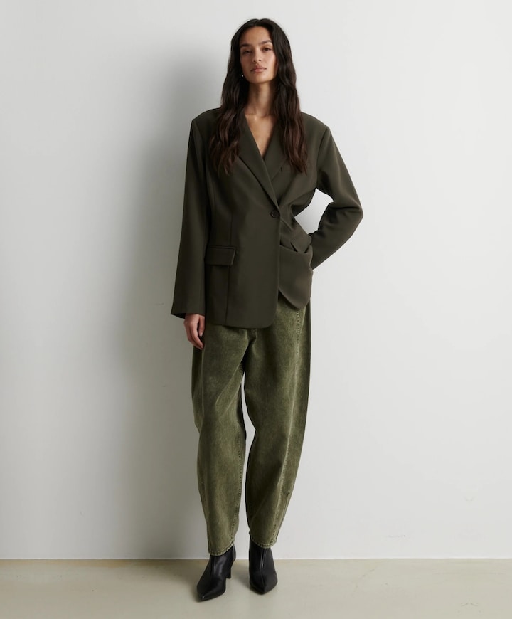 Dames blazer groen