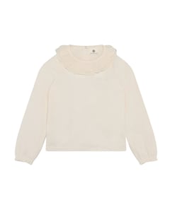 Meisjes longsleeve ecru