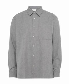 Overhemd lange mouw grijs