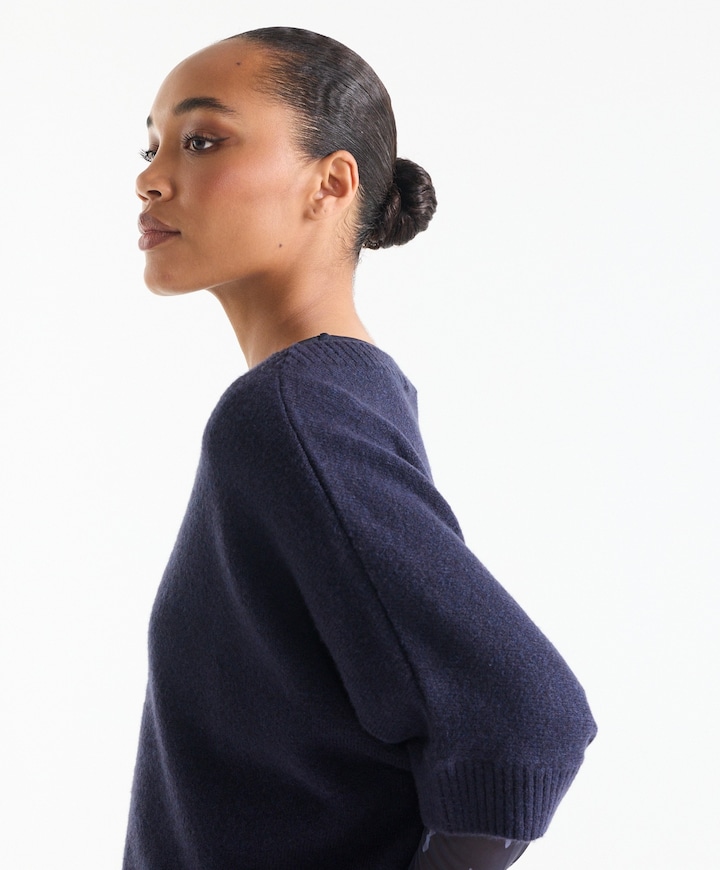 Dames trui blauw