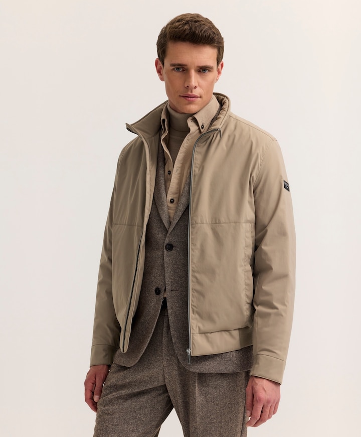Heren jas beige