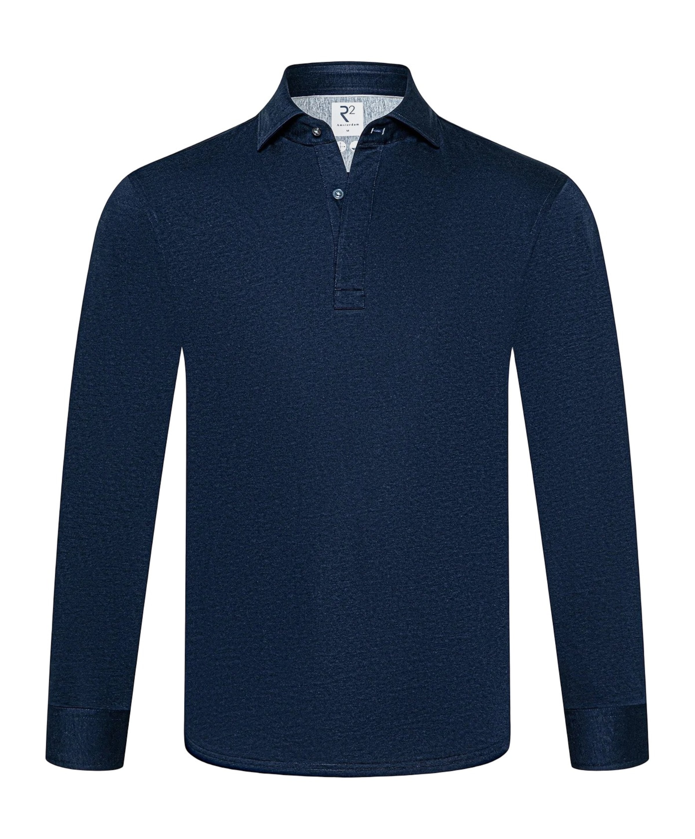 Heren polo blauw