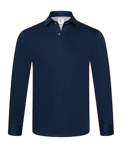 Heren polo blauw