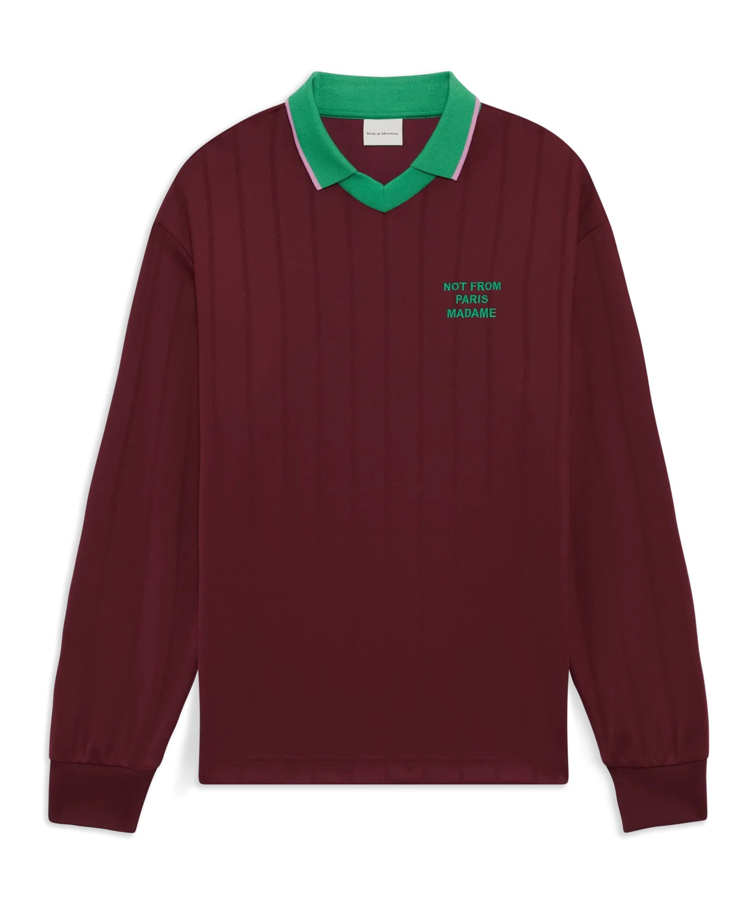 Heren polo bordeaux