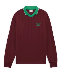 Heren polo bordeaux