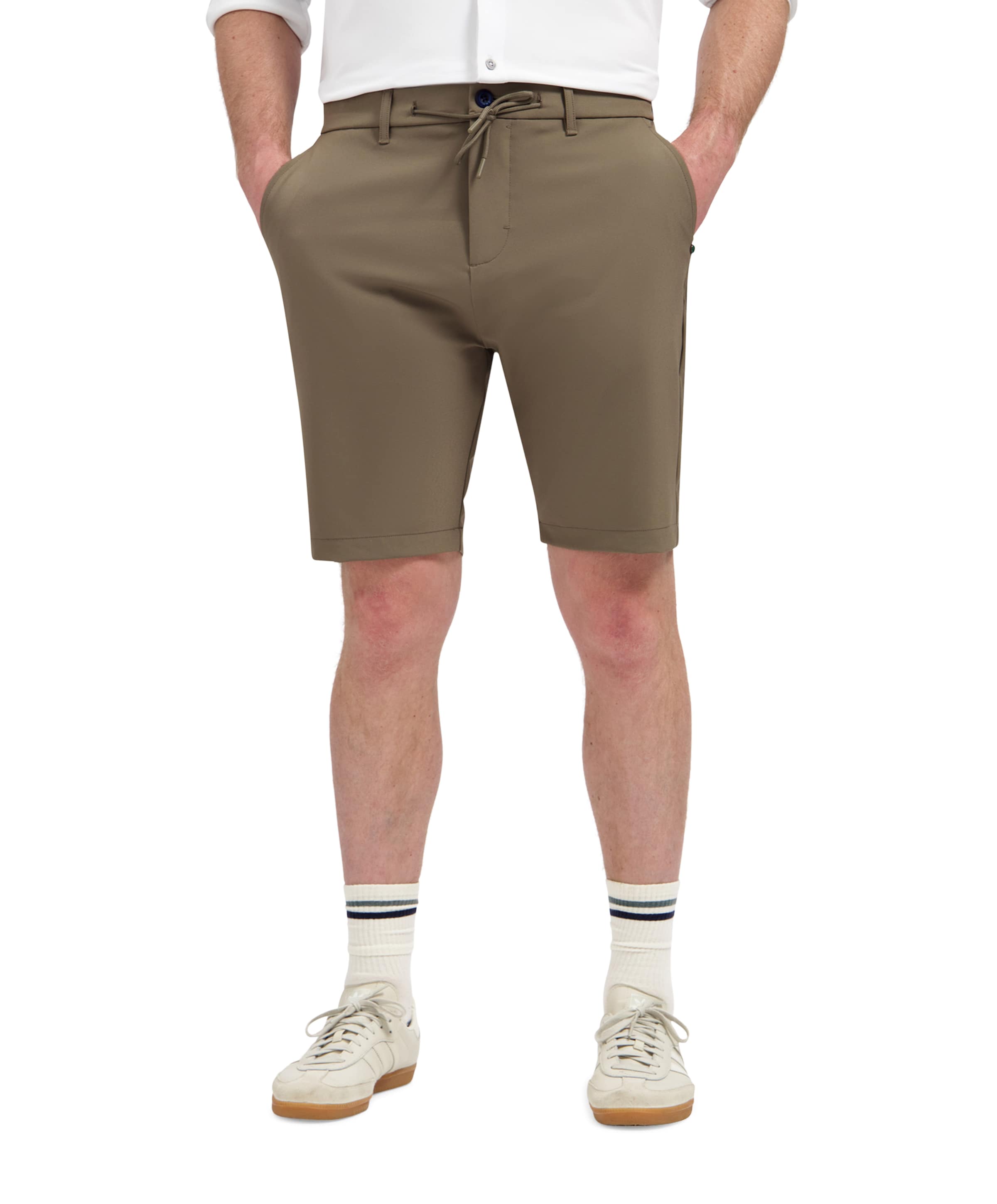 Short Chino 4-Way Stretch Sedoc heren korte broek groen