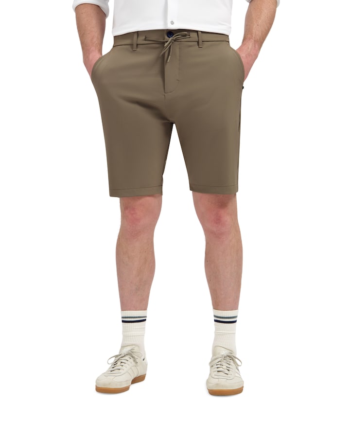 Short Chino 4-Way Stretch Sedoc heren korte broek groen
