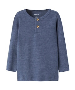 Jongens longsleeve blauw