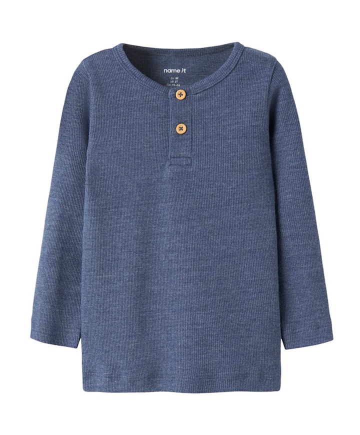 Jongens longsleeve blauw