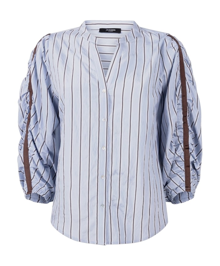Dames blouse blauw