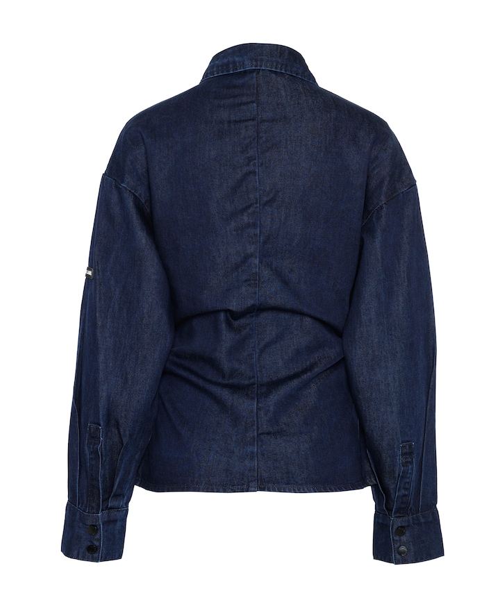 Dames blouse blauw
