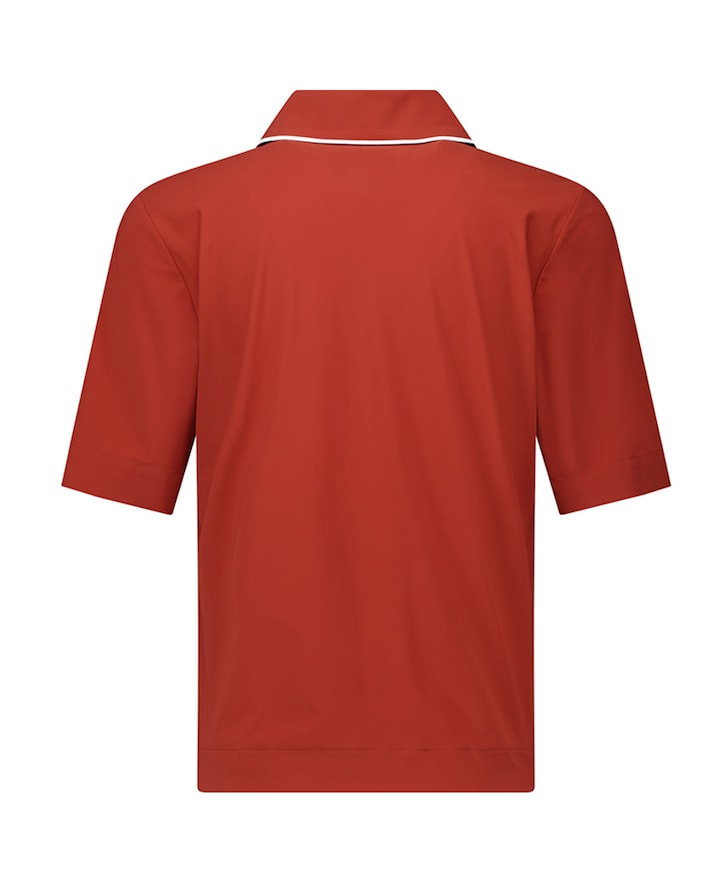 Dames polo brique