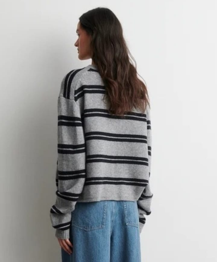 Dames vest grijs
