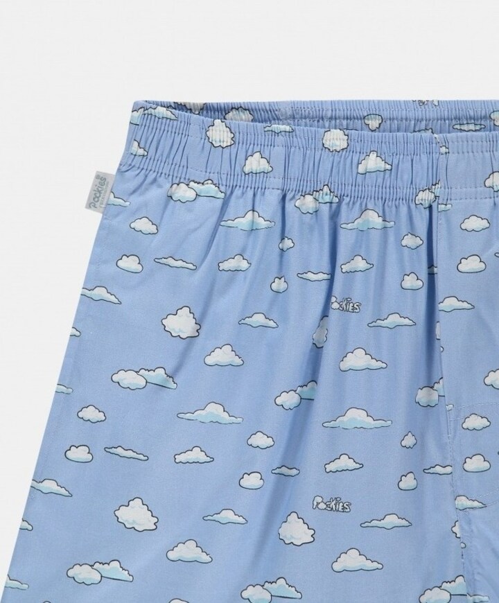 Heren boxershort blauw
