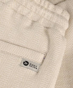 Herringbone jongens broek beige