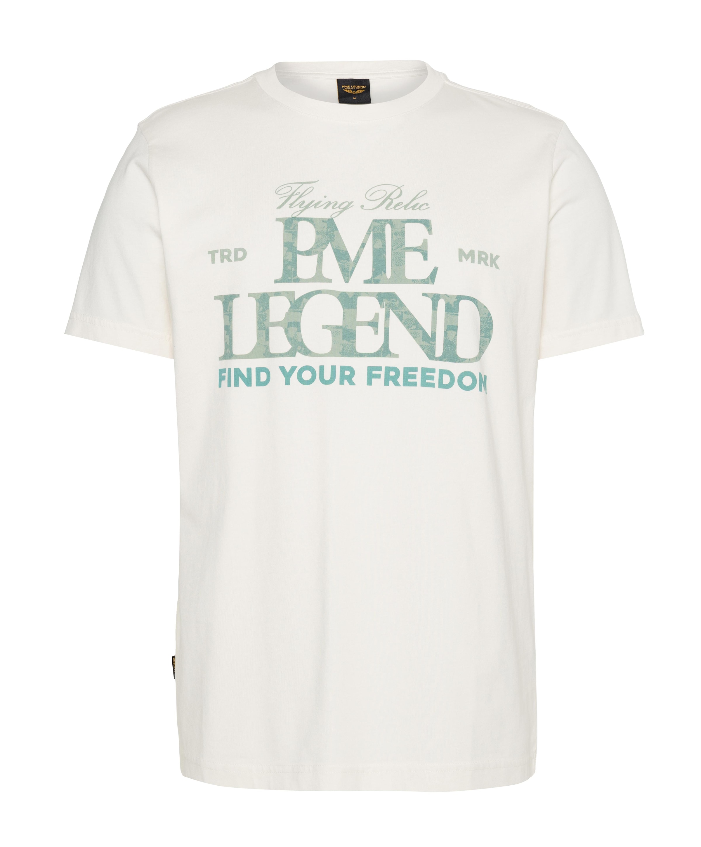Heren T-shirt ecru