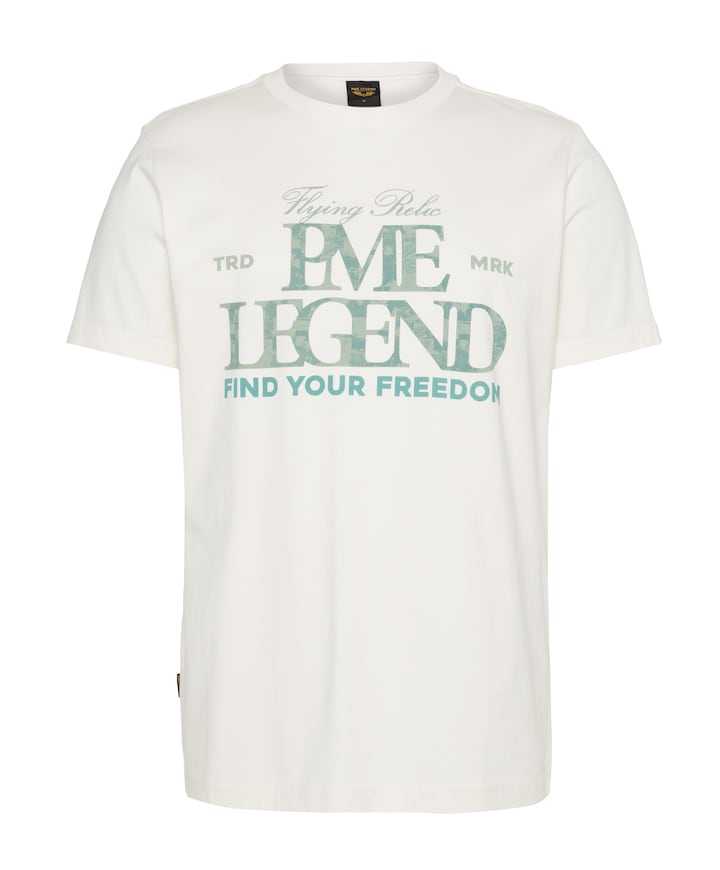 Heren T-shirt ecru