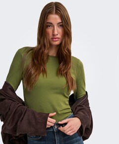Dames longsleeve groen