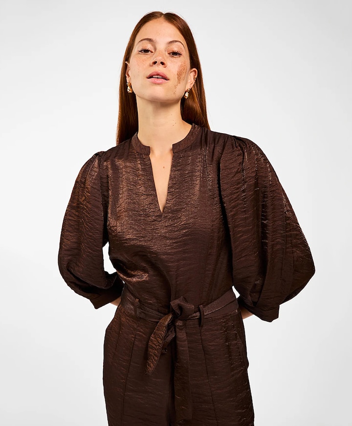 HELLEN SHINE  VIS 521 jumpsuit bruin