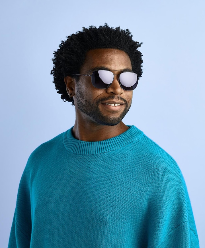 Zonnebril uniseks zwart